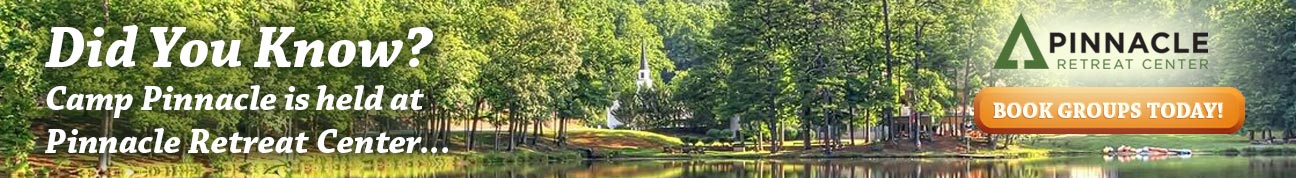 Pinnacle Retreat Center - click this banner to Book your group today