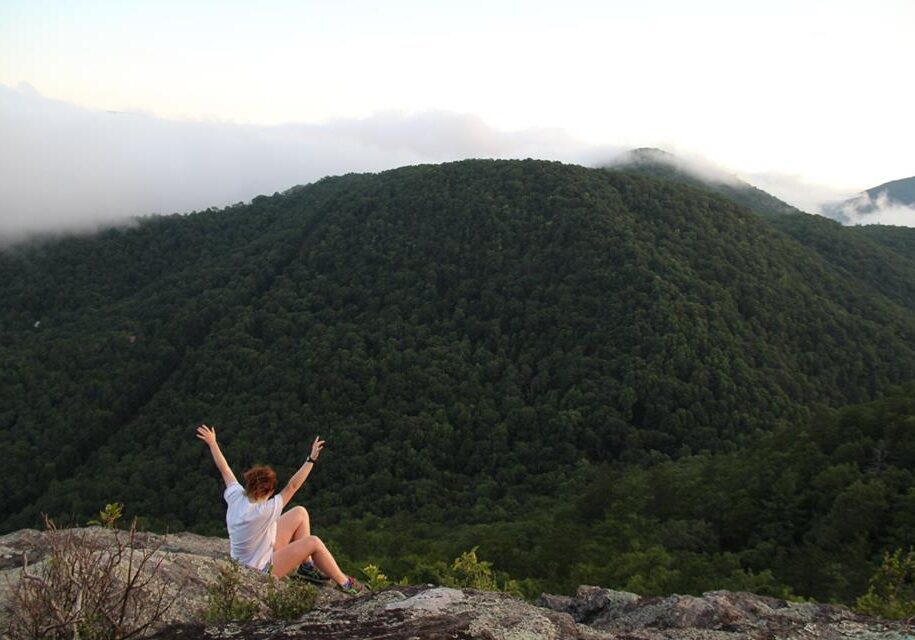 grace brown on mountain